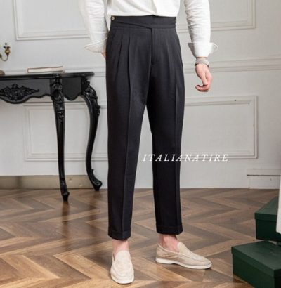 Classic Buckle Gurkha Pants -by-Italian Atire - Image 4