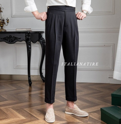 Classic Buckle Gurkha Pants -by-Italian Atire - Image 9