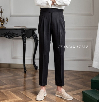 Classic Buckle Gurkha Pants -by-Italian Atire - Image 7