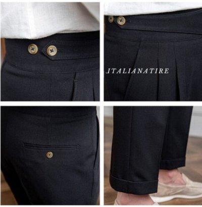 Classic Buckle Gurkha Pants -by-Italian Atire - Image 6