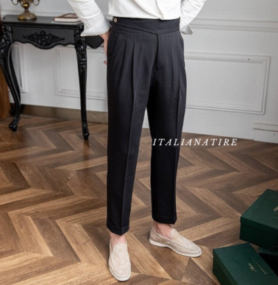 Classic Buckle Gurkha Pants -by-Italian Atire - Image 5