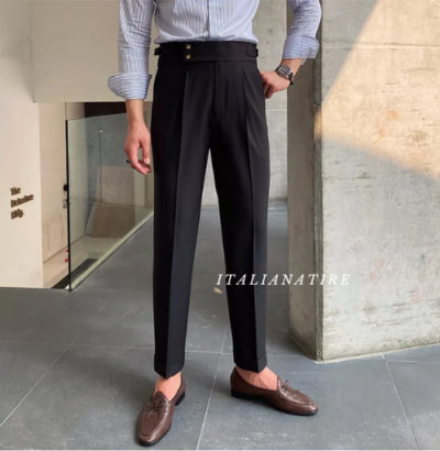 Signature Buttoned Gurkha Trouser -by-Italian Atire - Image 4