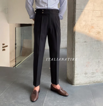 Signature Buttoned Gurkha Trouser -by-Italian Atire - Image 7