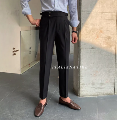 Signature Buttoned Gurkha Trouser -by-Italian Atire - Image 6