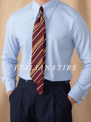 Old Money Classic Striped Shirt by Italian Atire