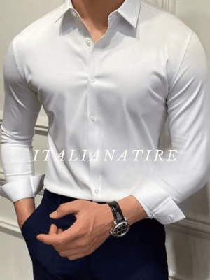 Old Money Classic Striped Shirt by Italian Atire