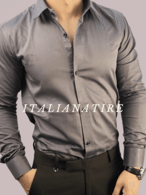 Old Money lite brown fourmal Shirt by Italian Atire