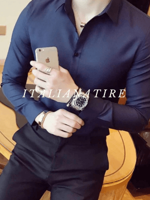 Old Money Classic Striped Shirt by Italian Atire