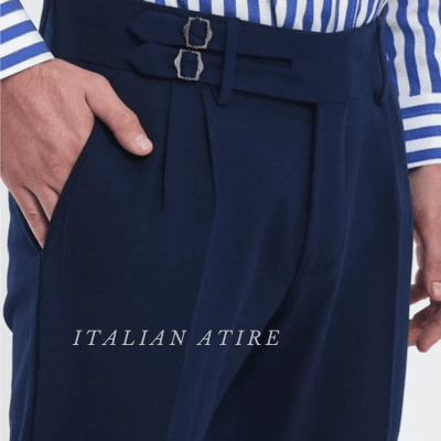 New Nevy Blue Gurkha-pants-by-Italian Atire